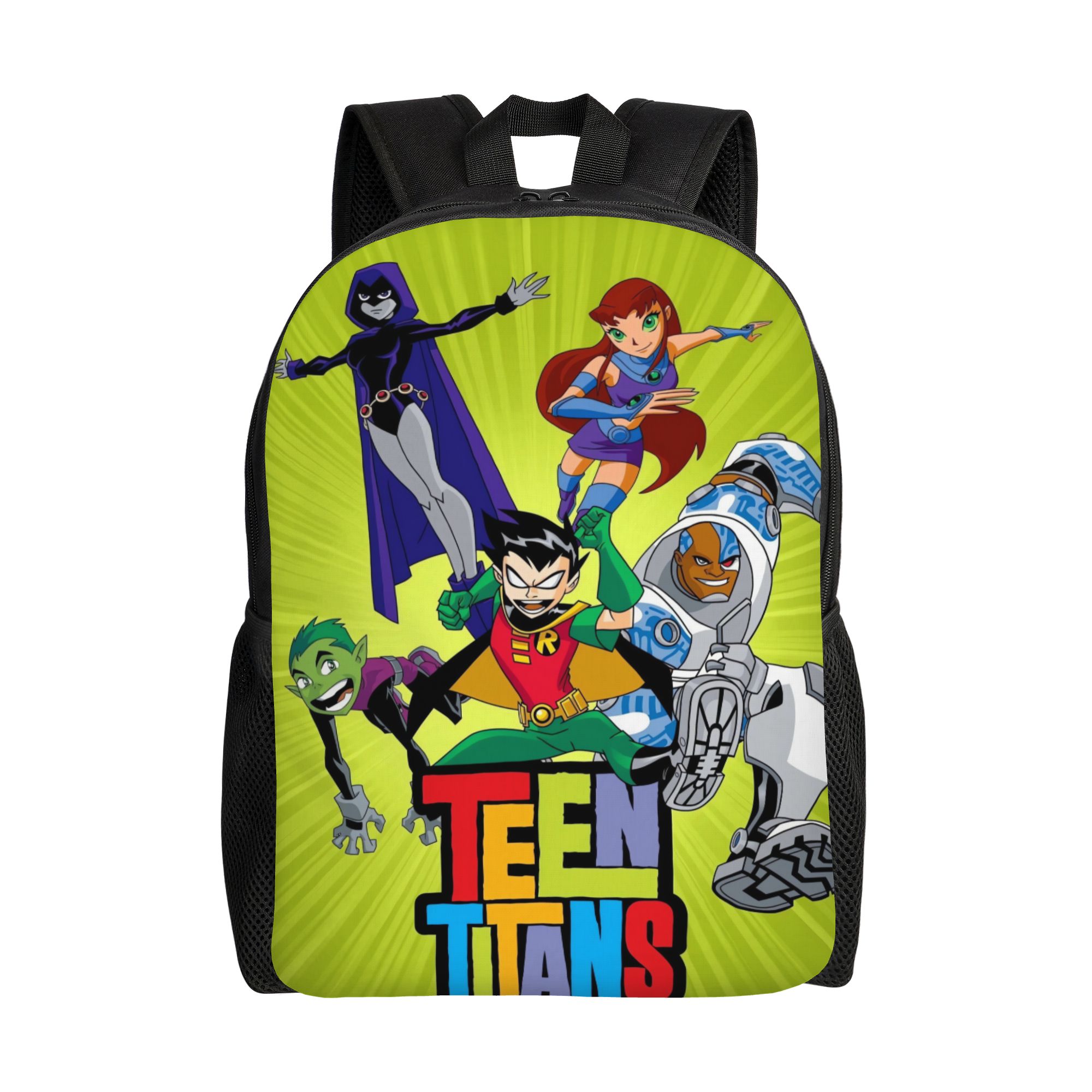 School Backpack Teen - Рюкзак Teen Titans Go Raven's Emoticlones,