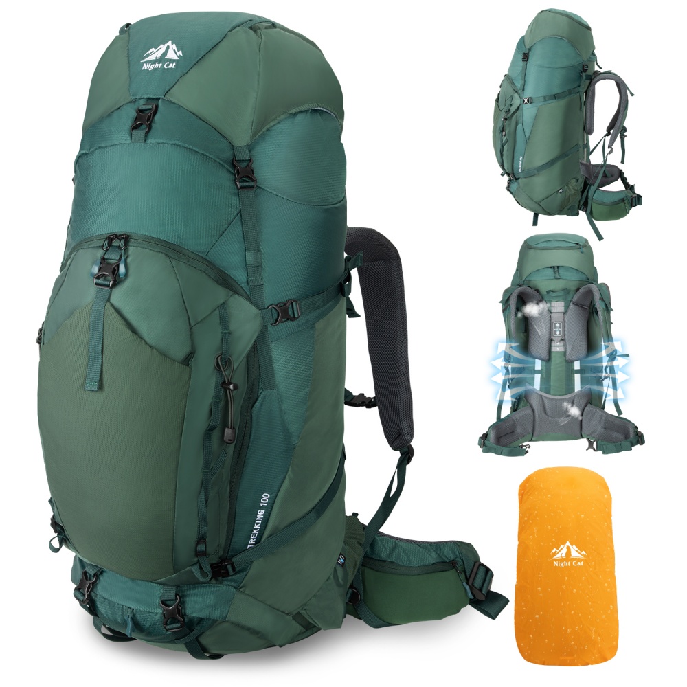 Rain Cover Backpack - Рюкзак для походов Night Cat Internal-frame: