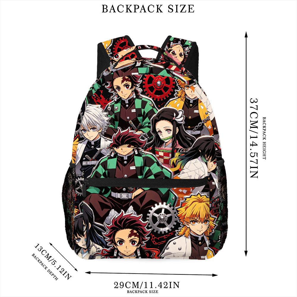 Рюкзак Demon Slayer с принтом  – обзор и цена School Backpack Teen