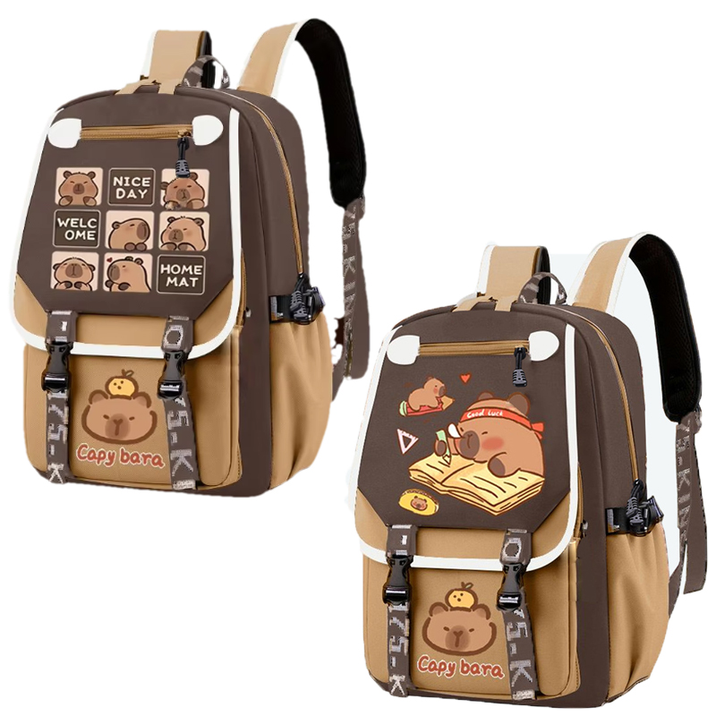 Kawaii Capybara стильный детск – обзор и цена School Backpack Teen