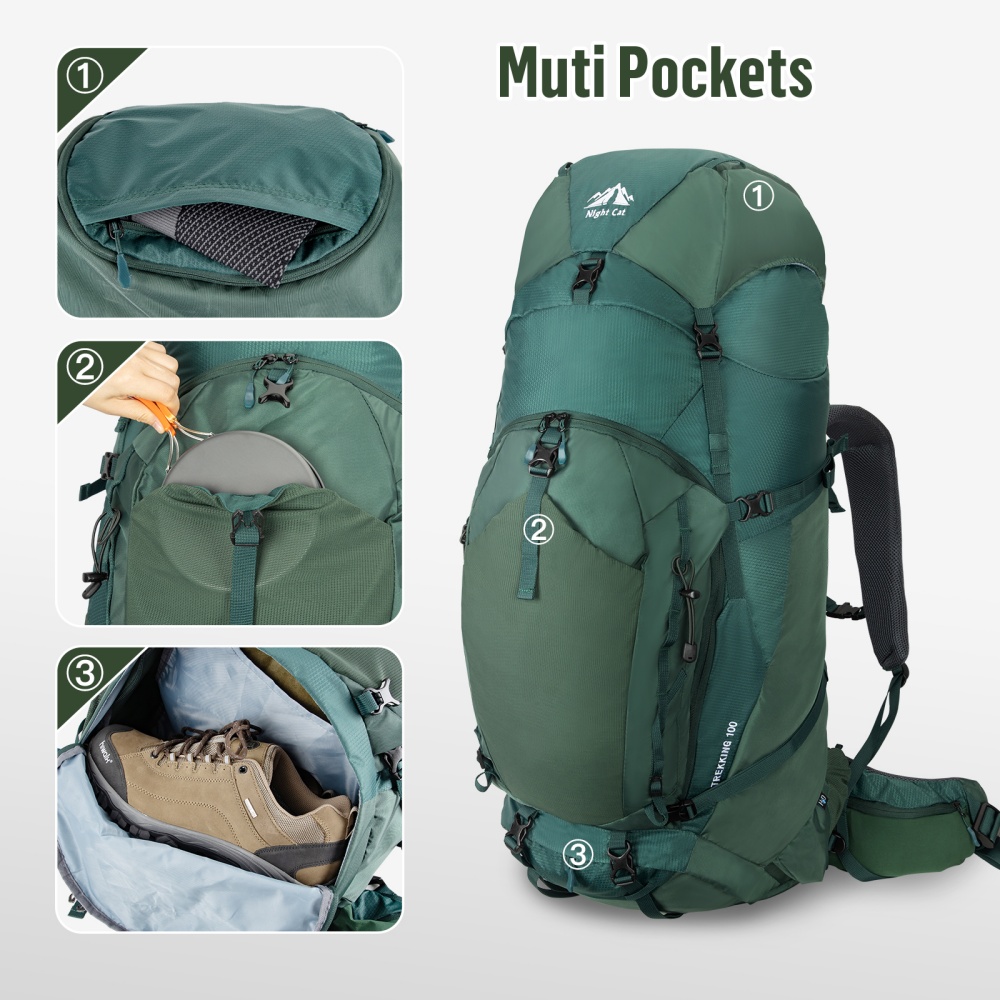 Рюкзак для походов Night Cat I – обзор и цена Rain Cover Backpack