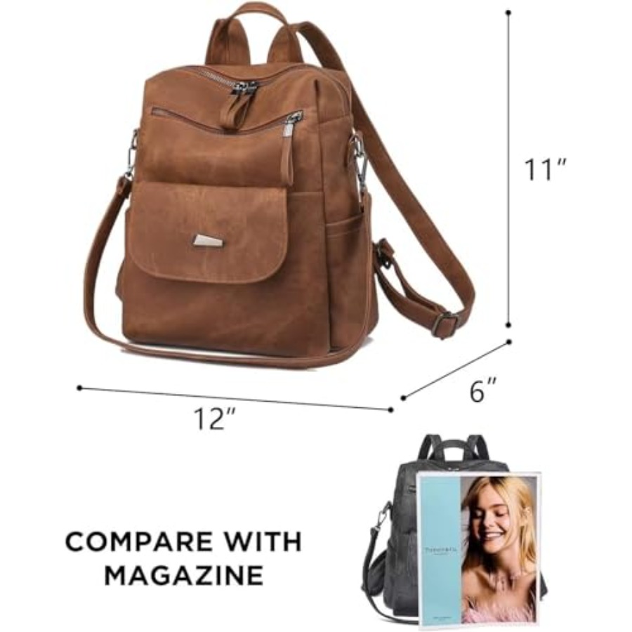 Рюкзак-сумка из искусственной  – обзор и цена Fashion Backpack Women